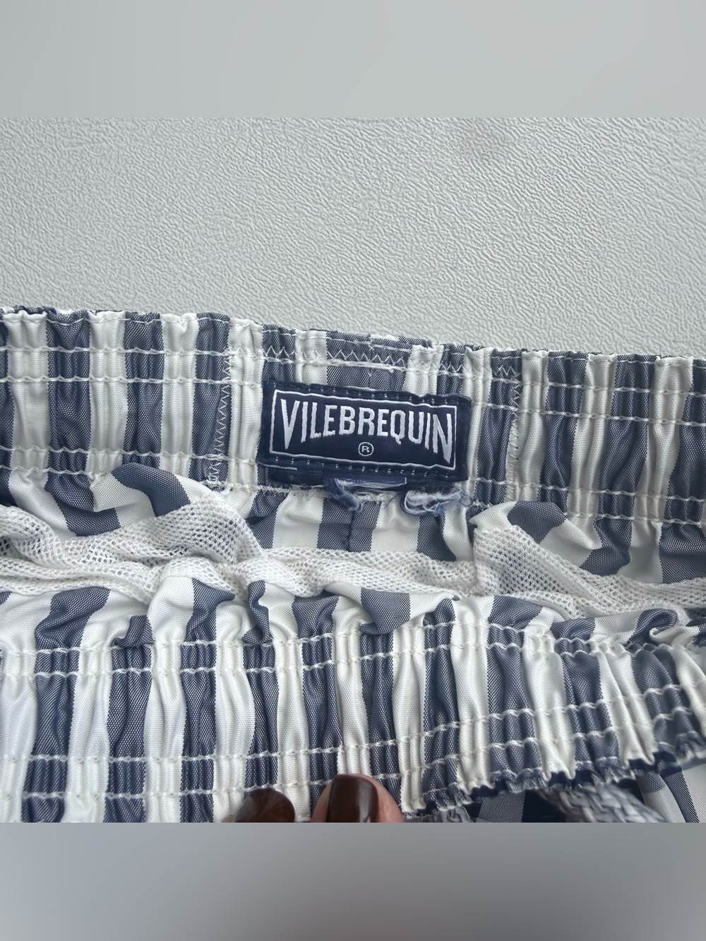 Vilebrequin Swimwear Vilebrequin 5T (no tag size) blue and white checkered - Picture 3 of 5